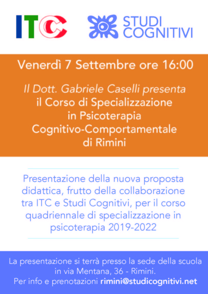 ITC RIMINI - Presentazione 7 Settembre - LOCANDINA