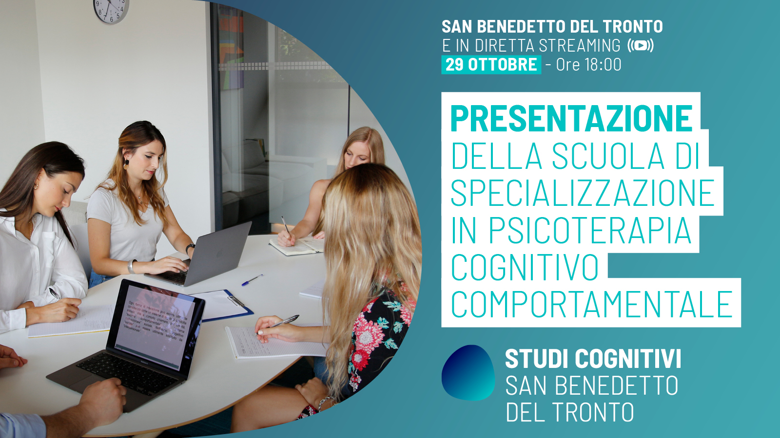 Presentazione dei corsi di Specializzazione in Psicoterapia Cognitivo Comportamentale - Studi Cognitivi